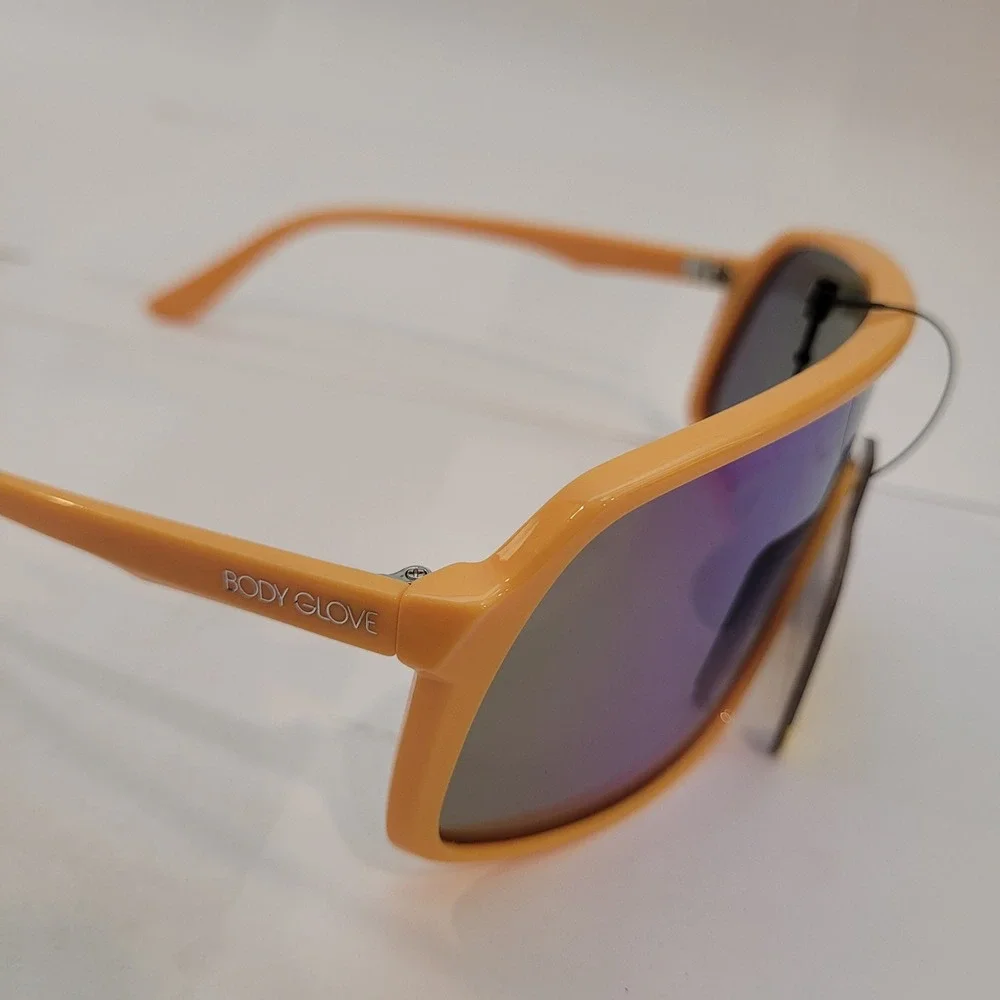 Body‎ Glove Sunglasses Unisex SR0325 BG05 Yellow Shield Polarized Mirror Lens